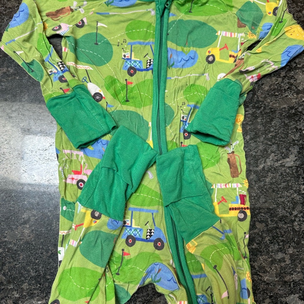 Little Sleepies Fairway Fun Zippy 6-12m